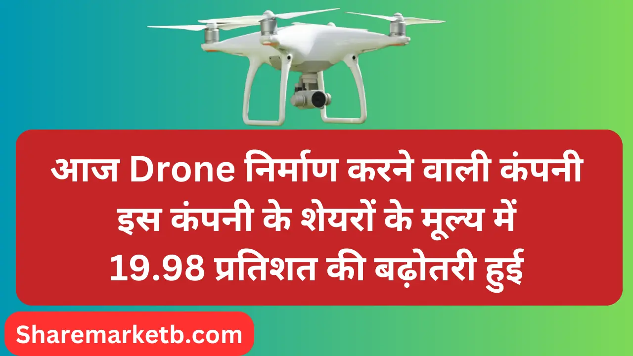 Drone Manufacturing Stock, IdeaForge Technology LTD
